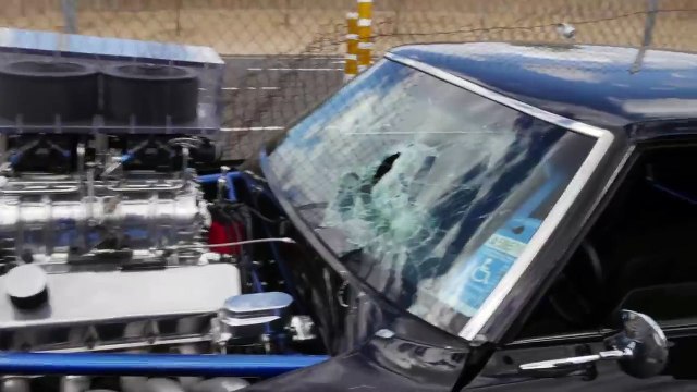 Camaro Crash at Cars and Coffee