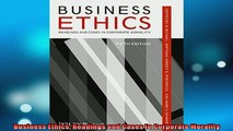 READ book  Business Ethics Readings and Cases in Corporate Morality  FREE BOOOK ONLINE
