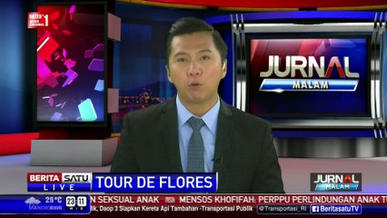 Pertunjukkan Kesenian di Pembukaan Tour de Flores 2016