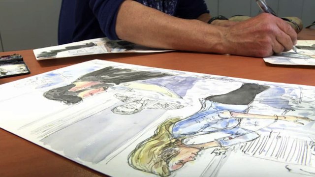 Nabilla est très différente sur le croquis de son procès