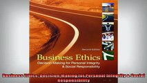 READ book  Business Ethics DecisionMaking for Personal Integrity  Social Responsibility  FREE BOOOK ONLINE