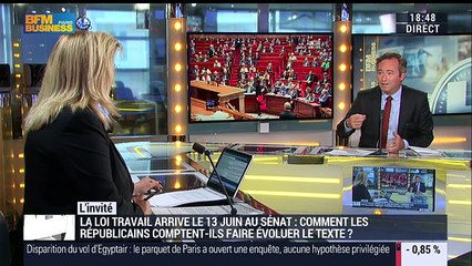 Loi Travail au Sénat: Comment Les Républicains comptent-ils faire évoluer le texte ? - 19/05