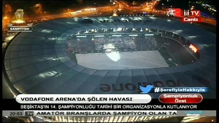 İşte Vodafone Arena'dan müthiş görüntüler!