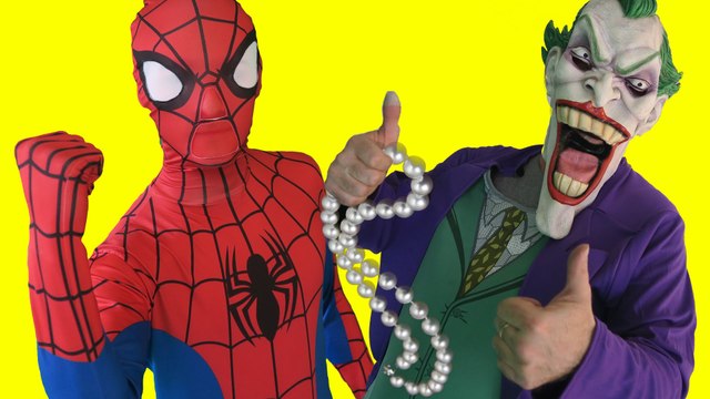 Spiderman vs Joker - Joker steals Spidermans jewelry - IRL Superhero Movie (1080p 60fps)