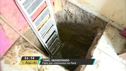 下载视频: PA: Policiais encontram túnel abandonado por criminosos