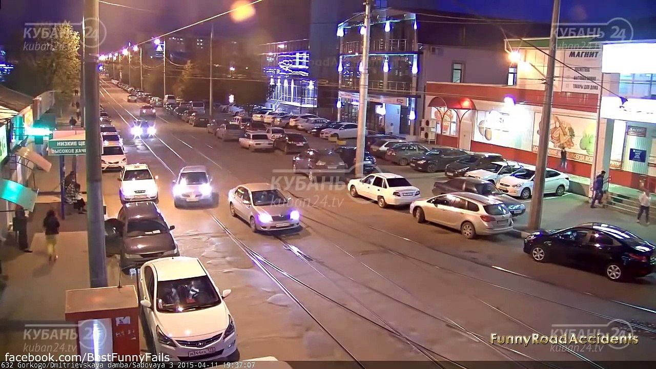 Funny road accidents - Russian Road Rage Fails Compilation 2015