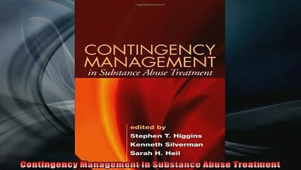 READ book  Contingency Management in Substance Abuse Treatment Full Free
