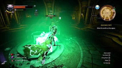 The Witcher 3 Heart of Stone Dead's Man Party Quest Walkthrough Gameplay Part 1