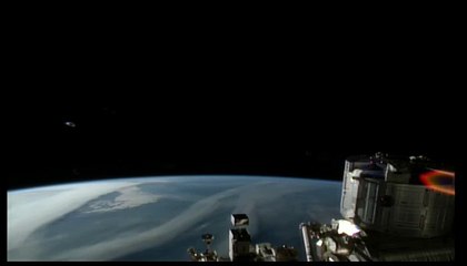 Huge UFO Broadcast Live From ISS  Nasa - 18/5/2016.