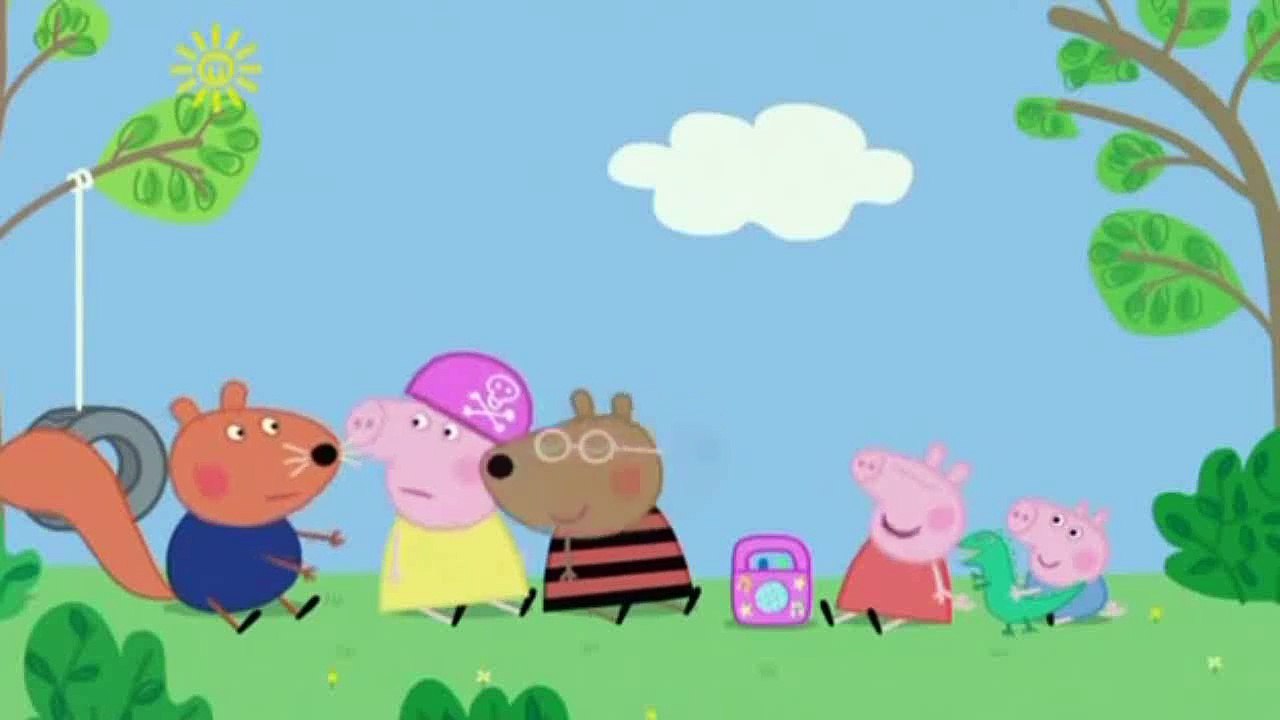 peppa pig digs rap music