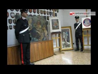 Tg Antenna Sud - Sequestrati dipinti contraffatti per un  valore di 900mila euro