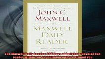 READ PDF DOWNLOAD   The Maxwell Daily Reader 365 Days of Insight to Develop the Leader Within You and  BOOK ONLINE