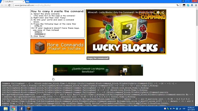 Como Hacer Un Lucky Block Sin Mod Minecraft