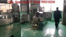 Corn puffs extruder machine whole line with flavoring roller