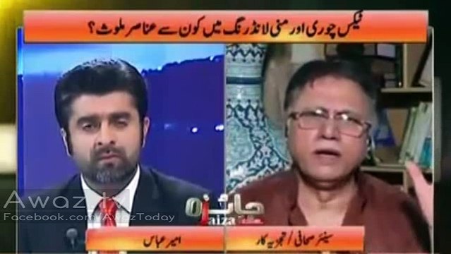 Inhain stage dramon mein hona chahiye - Hassan Nisar bashes Khwaja Asif on raising allegations on Imran Khan