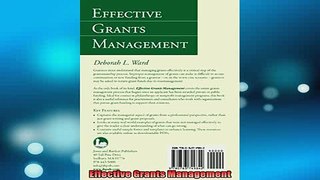 READ book  Effective Grants Management Online Free
