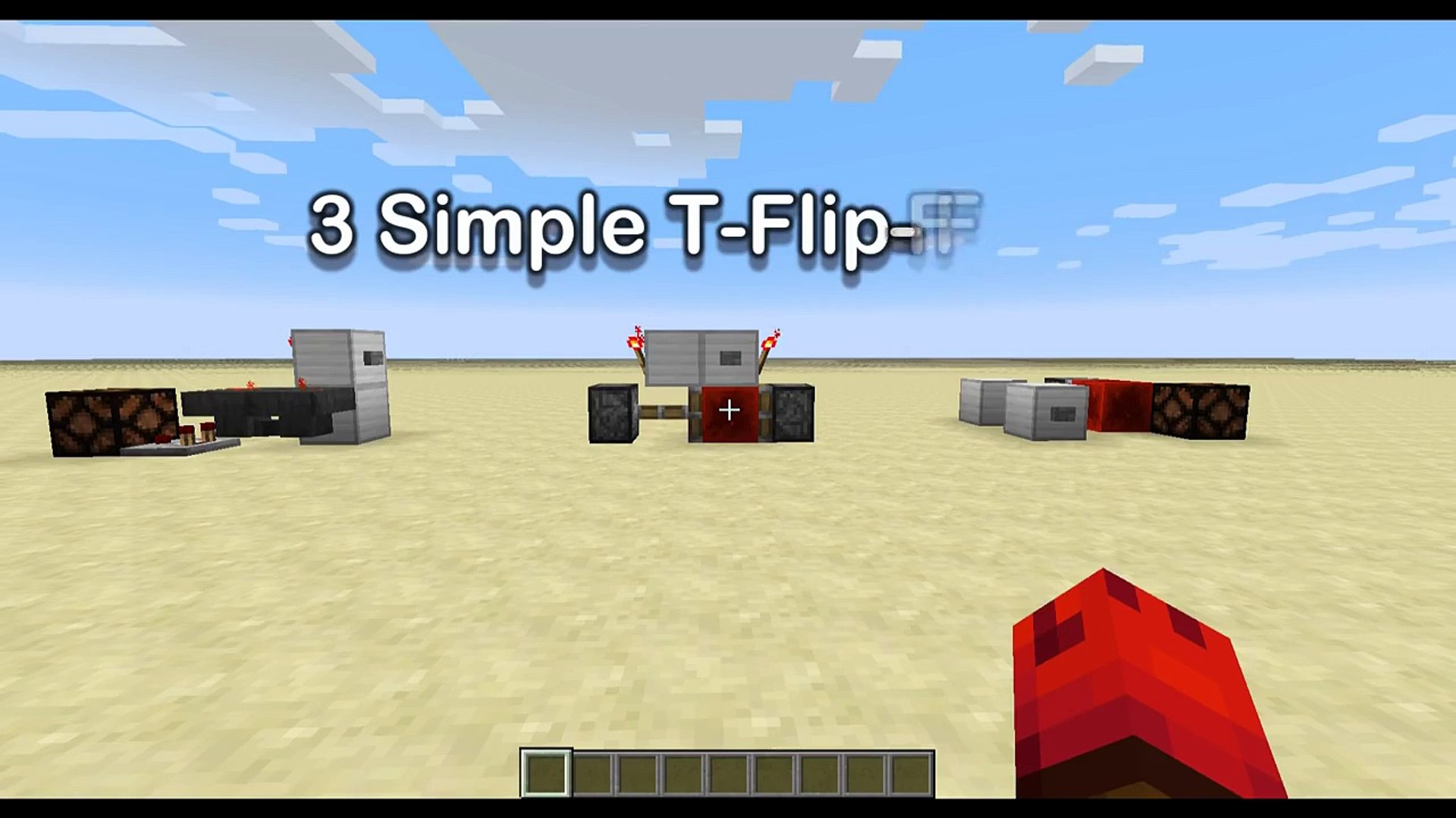 Minecraft] [1.8.1] How to build 3 Simple T Flip-Flops - video Dailymotion