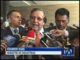Eduardo Egas anuncia su salida del ministerio de Industrias