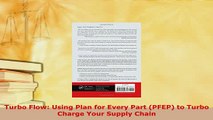 Read  Turbo Flow Using Plan for Every Part PFEP to Turbo Charge Your Supply Chain Ebook Free