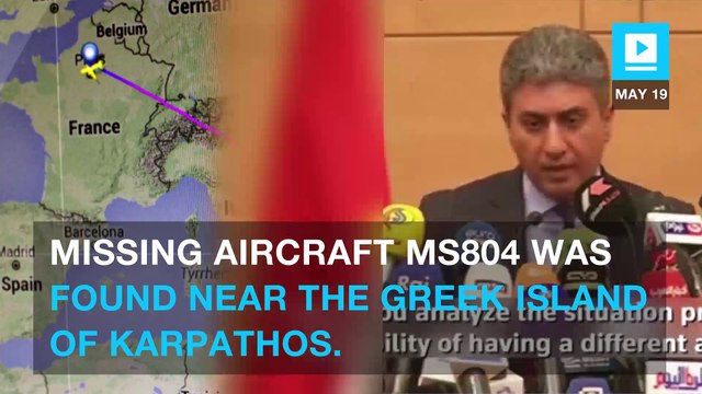 EgyptAir: We've found wreckage of flight MS804 near Greece