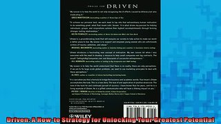 READ book  Driven A Howto Strategy for Unlocking Your Greatest Potential  FREE BOOOK ONLINE