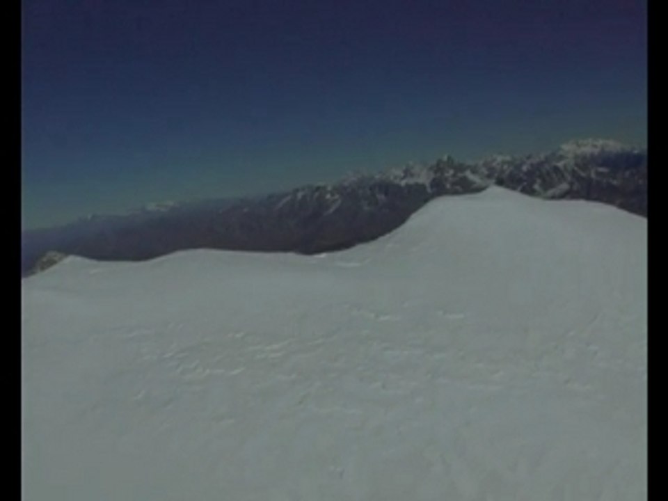 Film Survol du Mont Blanc en hélico