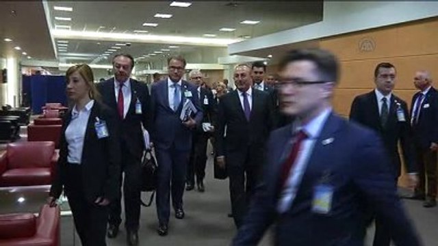 Çavuşoğlu, Koenders ve Jensen ile Bir Araya Geldi