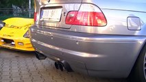 LOUD BMW M3 CSL Supercar Exhaust Revs and on Track 1080p HD!