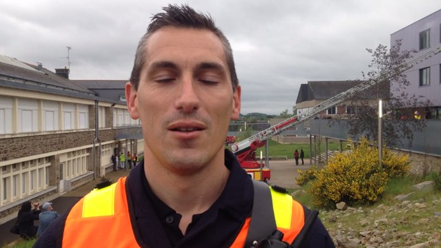 Feu au lycée Avril : les pompiers en exercice