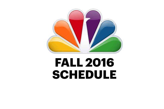 NBC Fall 2016 TV Schedule Revealed