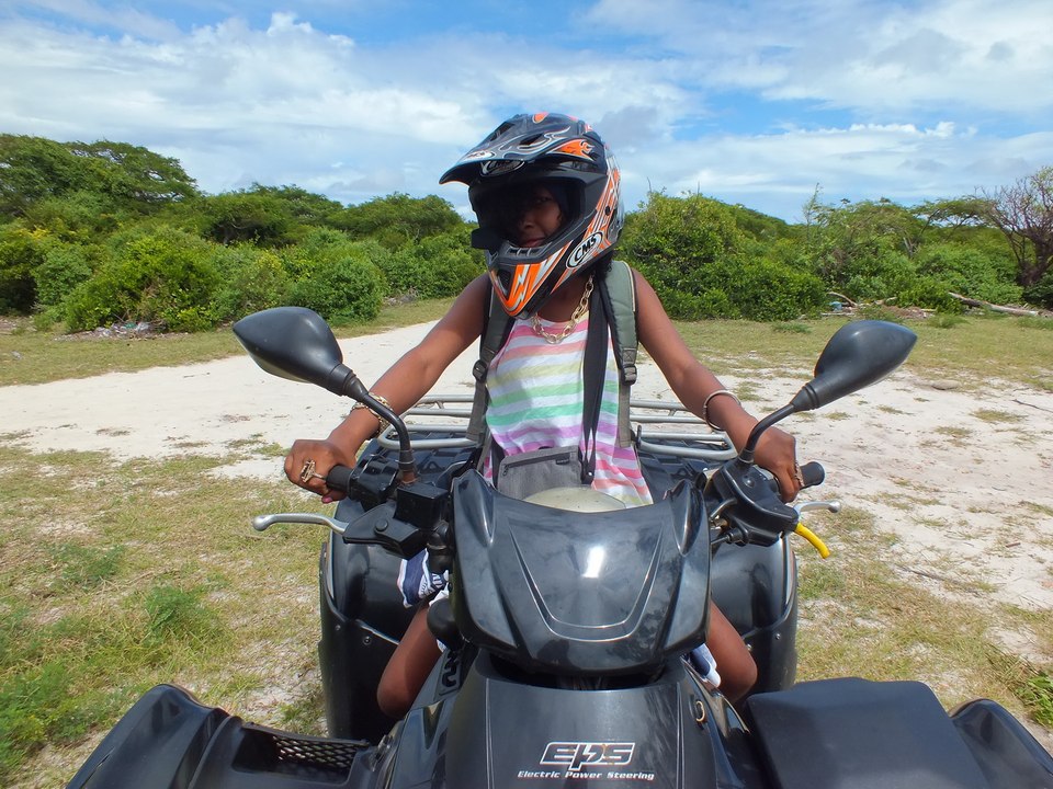 Quad autour des 3 baies