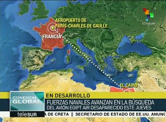 Egipto pide no especular sobre la desaparición de avión de EgyptAir