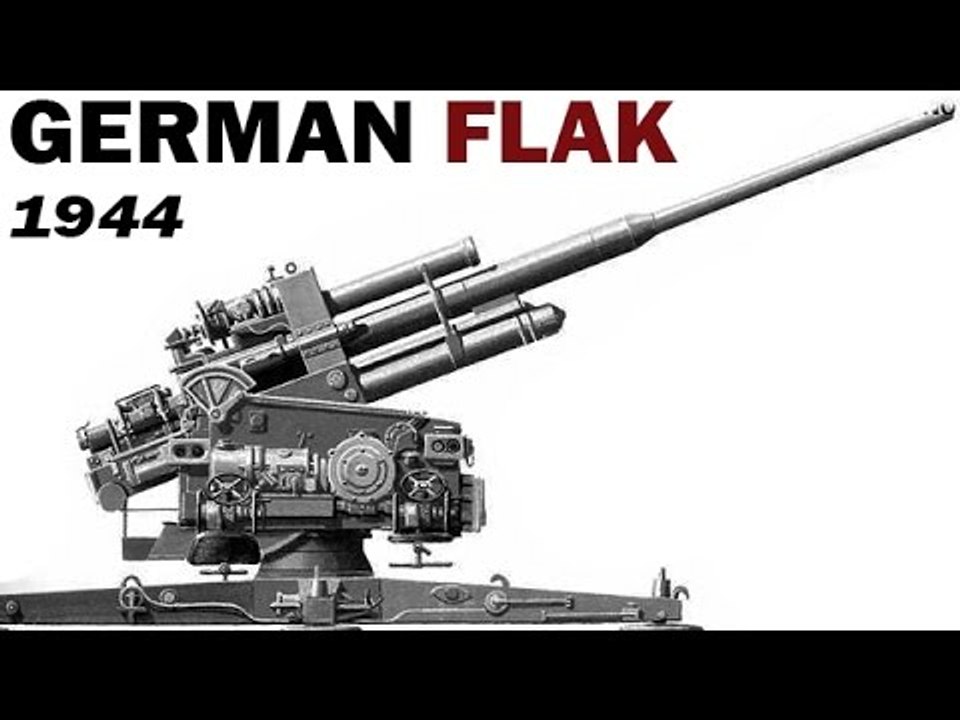 German AntiAircraft Gun System Flak US Air Force Training Film