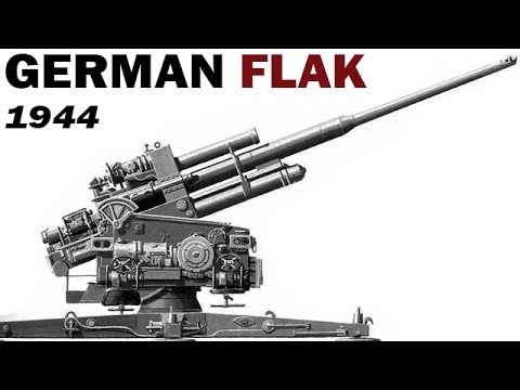 German Anti-Aircraft Gun System | Flak | US Air Force Training Film | 1944