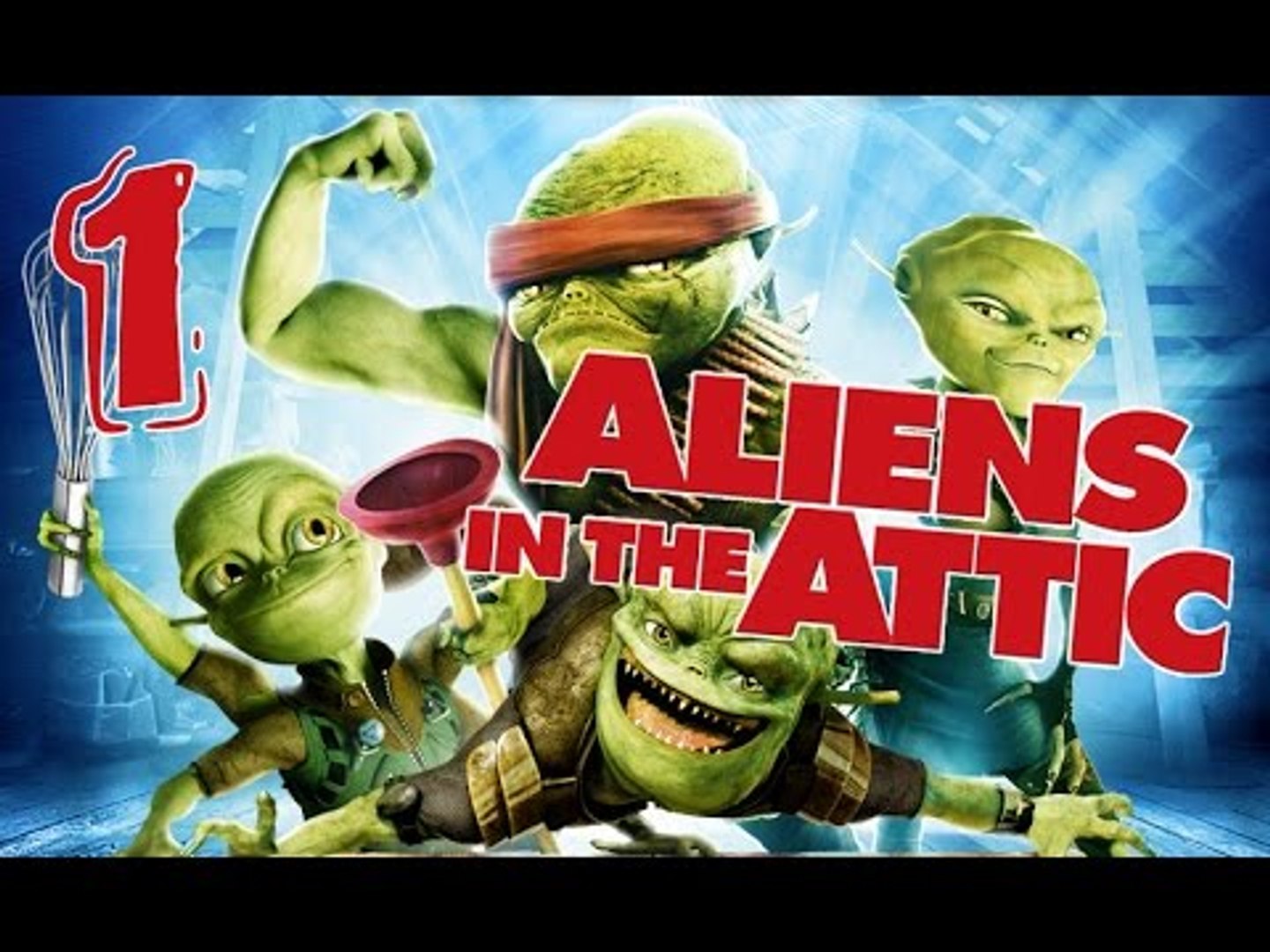 Aliens in the Attic Walkthrough Part 1 (PS2, Wii, PC) Movie Game - Level 01  - - video Dailymotion