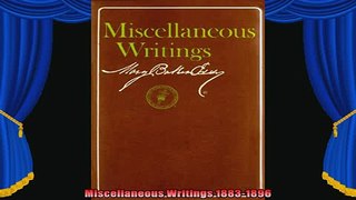 best book  Miscellaneous Writings 18831896