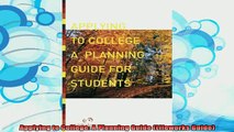 new book  Applying to College A Planning Guide Lifeworks Guide