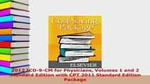 PDF  2012 ICD9CM for Physicians Volumes 1 and 2 Standard Edition with CPT 2011 Standard  EBook