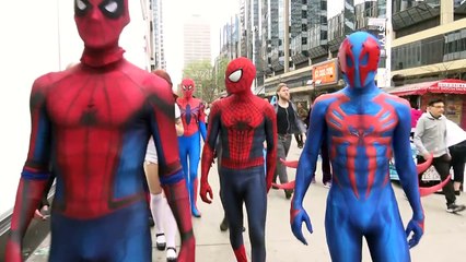 SPIDER-MAN- Spider-Verse Civil War! Real Life Superhero Movie - TheSeanWardShow