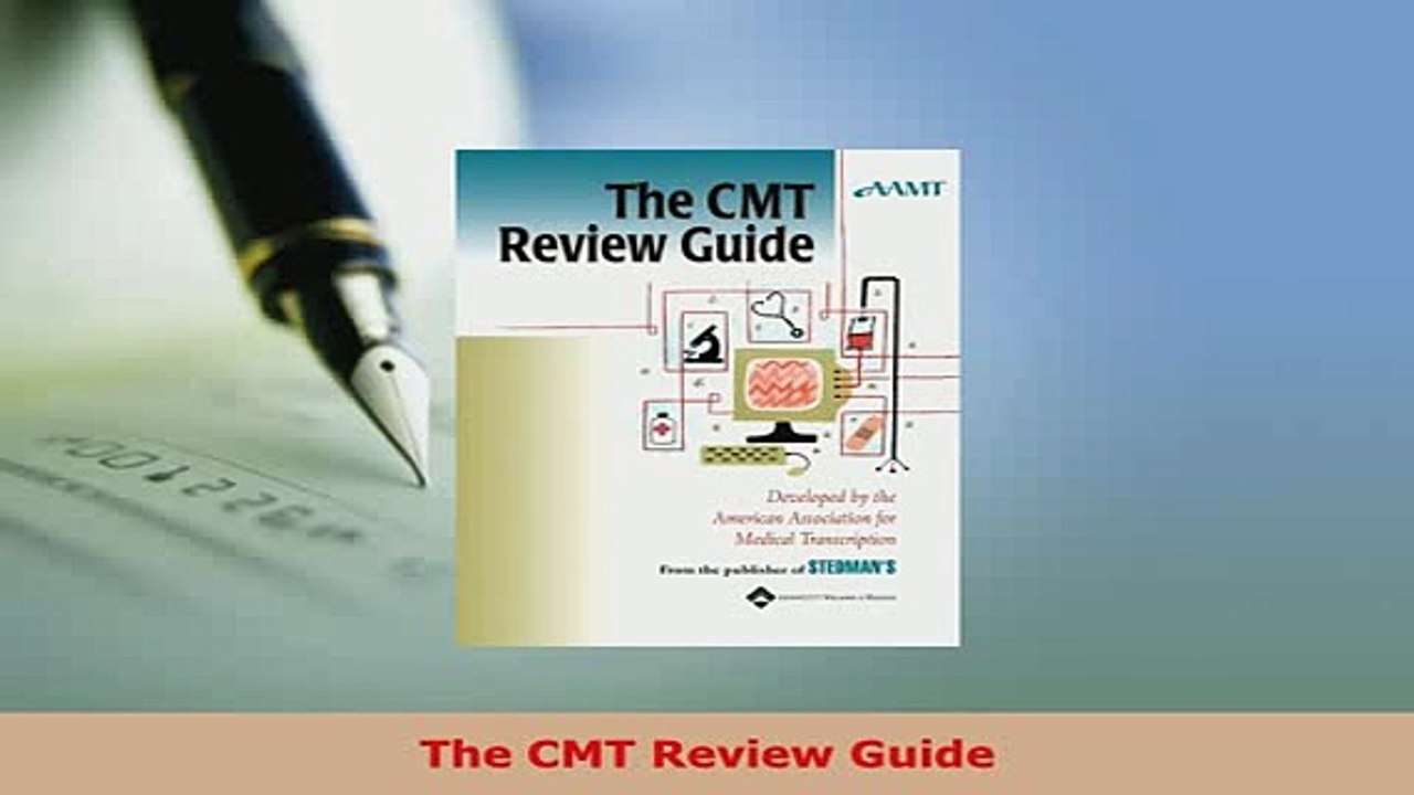 PDF  The CMT Review Guide  EBook