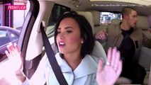 Intim-Talk beim Carpool-Karaoke! Demi Lovato blamiert Nick Jonas