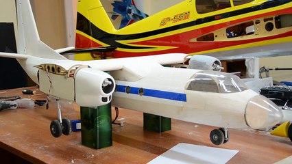 модель АН 24  выпуск шасси