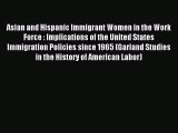 Read Asian and Hispanic Immigrant Women in the Work Force : Implications of the United States