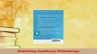 PDF  Redefining Healthcare Philanthropy PDF Book Free