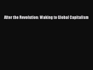 Read After the Revolution: Waking to Global Capitalism Ebook Free