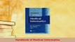 Download  Handbook of Medical Informatics Free Books