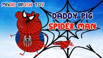 Peppa Pig Episodes 6 / PEPPA PIG SPIDERMAN / Peppa Pig Se Disfraza ◄ Magic Brush Toy ►