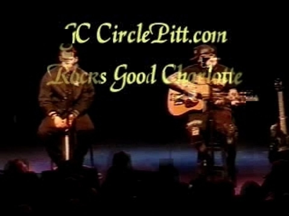 Good Charlotte Benji & Joel - Thank You Mom(Live & Acoustik)