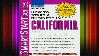 READ book  How to Start a Business in California Free Online
