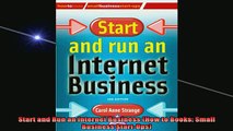 READ book  Start and Run an Internet Business How to Books Small Business StartUps Online Free